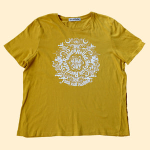 T-shirt jaune Eco Psyche