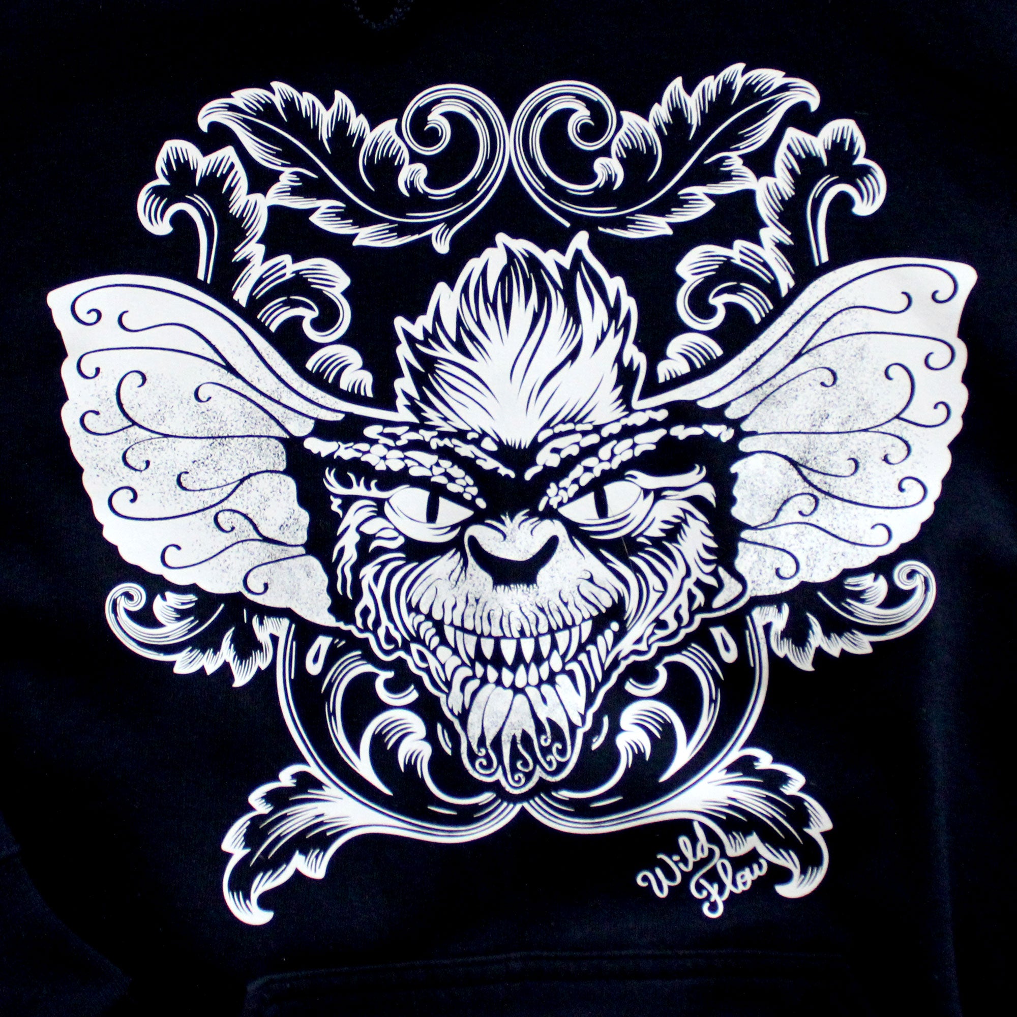 Hoodie bleu marine Gremlin