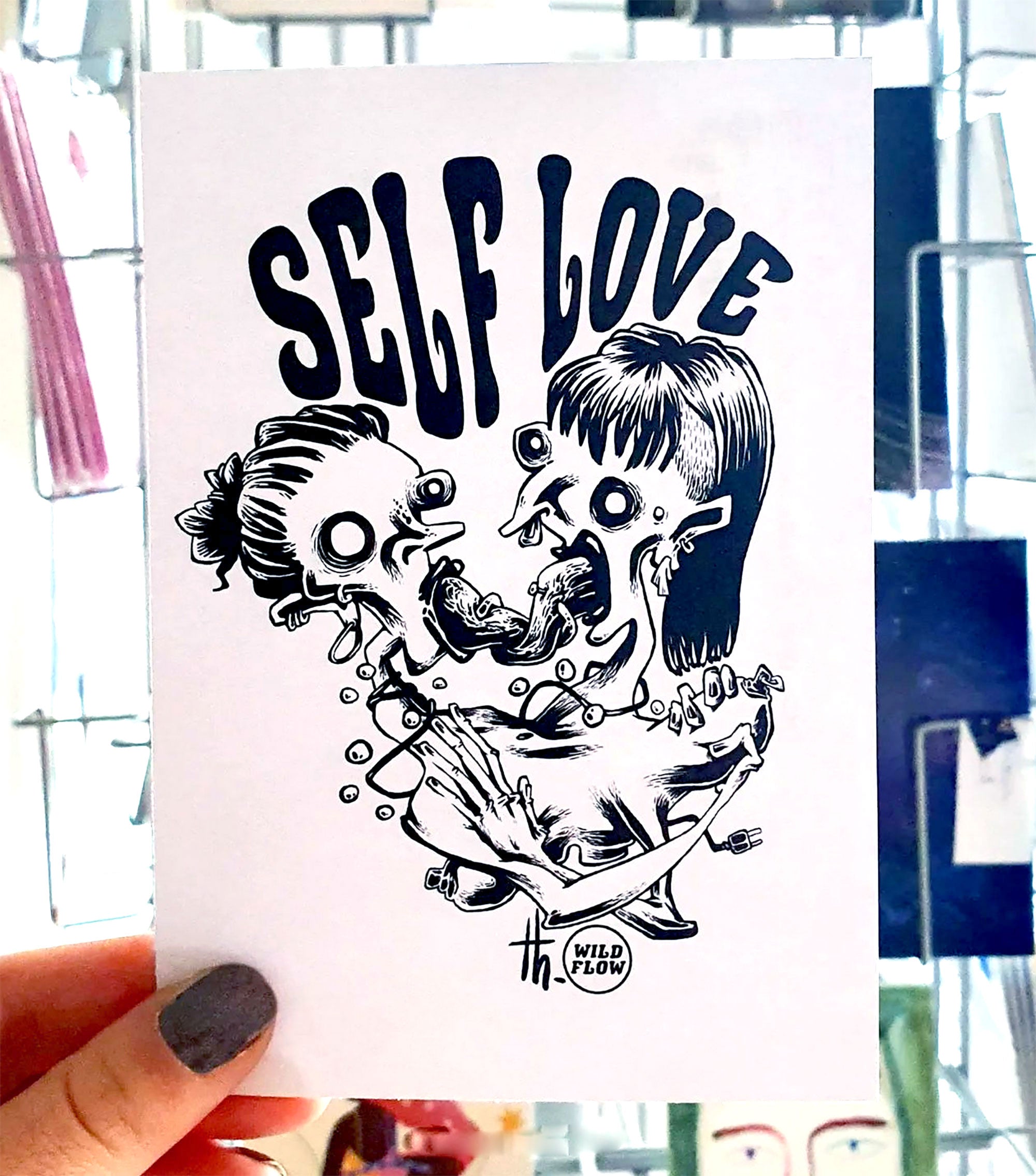 Carte postale Self Love